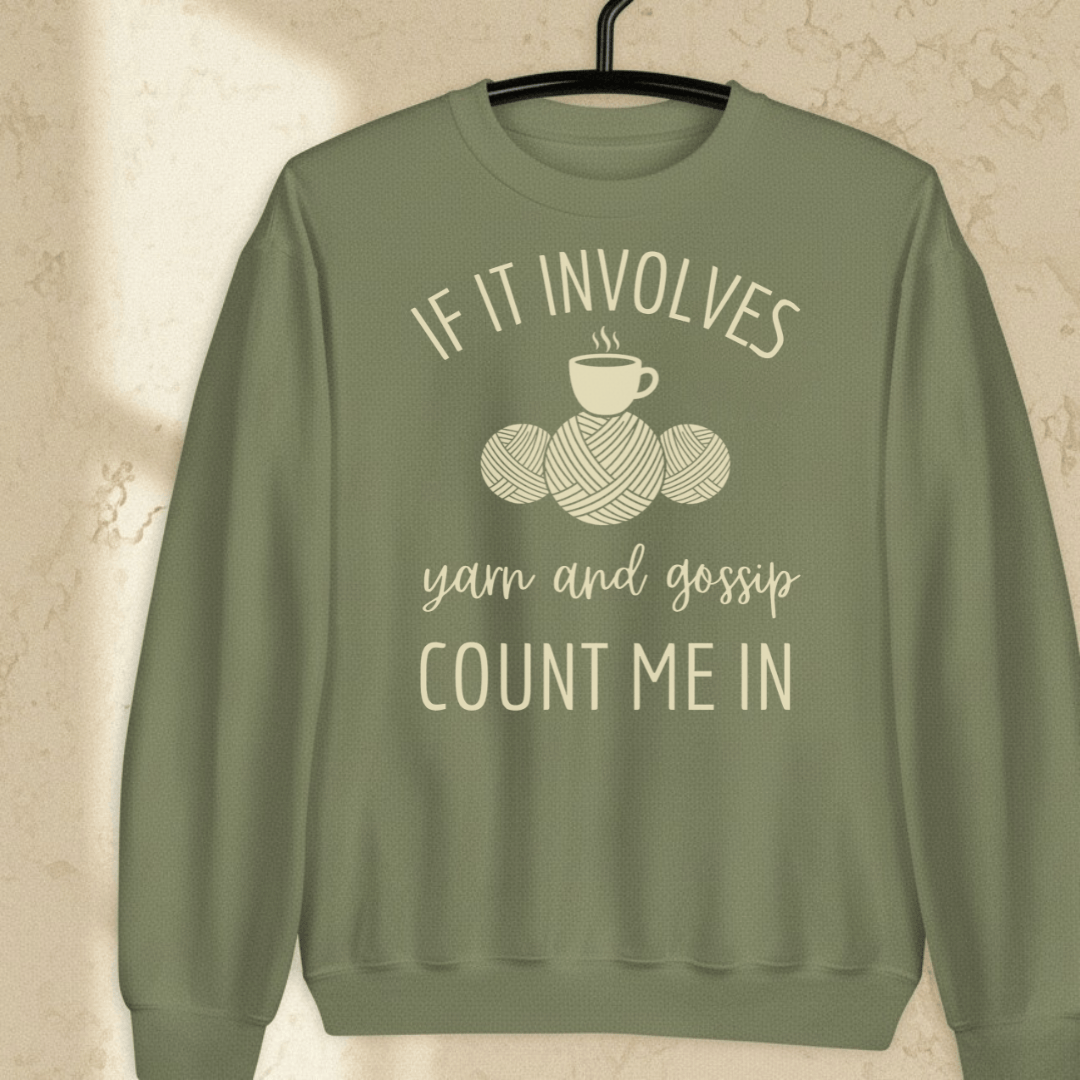 Yarn & Gossip Sweatshirt Military Green / S