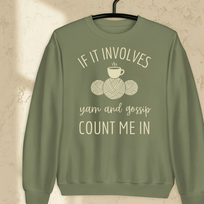 Yarn & Gossip Sweatshirt Military Green / S