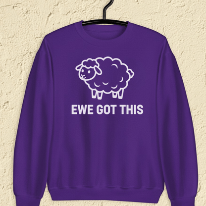Ewe Got This Sweatshirt Purple / S