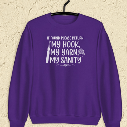 If Found Sweatshirt Purple / S
