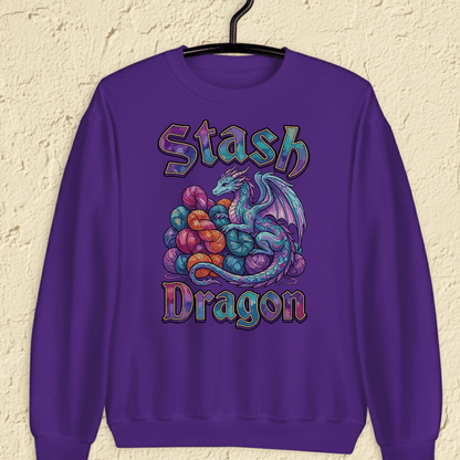 Stash Dragon Sweatshirt Purple / S