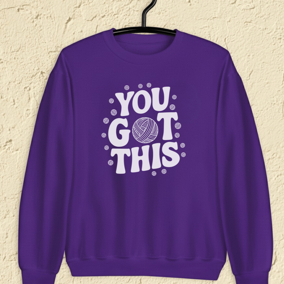 You Got This Sweatshirt Purple / S