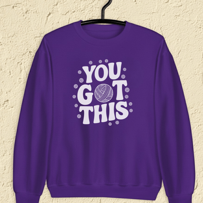 You Got This Sweatshirt Purple / S