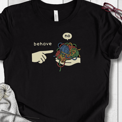Behave T-Shirt Black Heather / XS