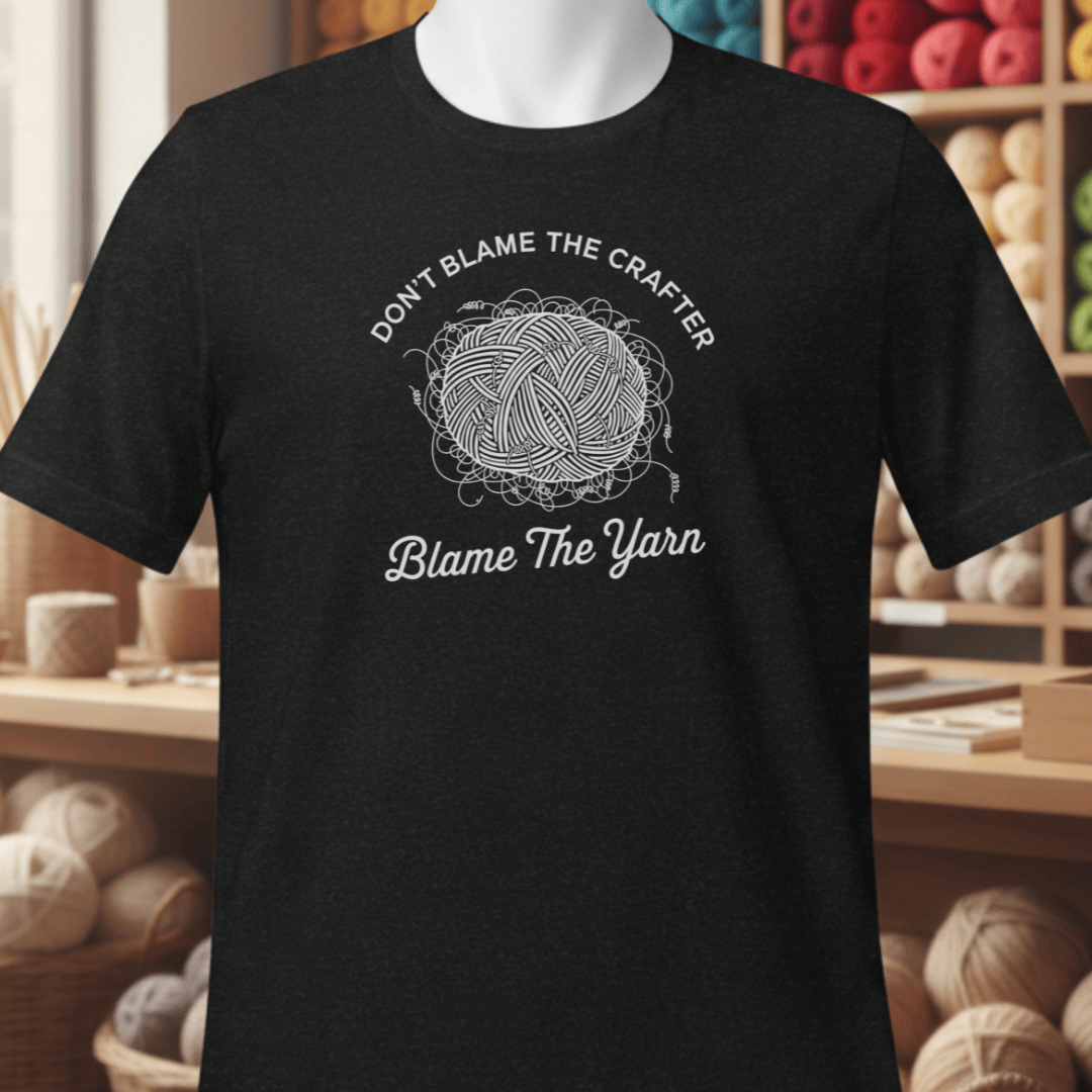 Blame The Yarn T-Shirt Black / S
