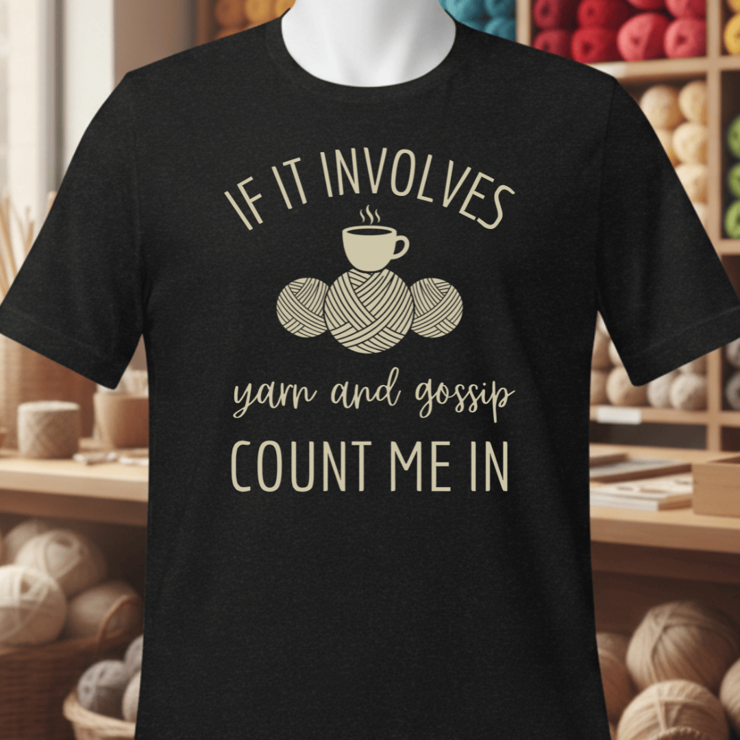 Yarn & Gossip T-Shirt Black / S