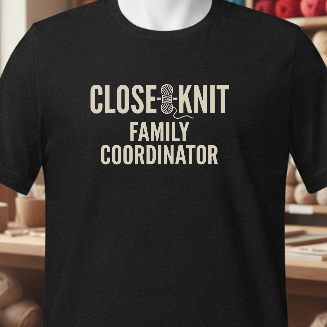Close Knit Family T-Shirt Black / XS