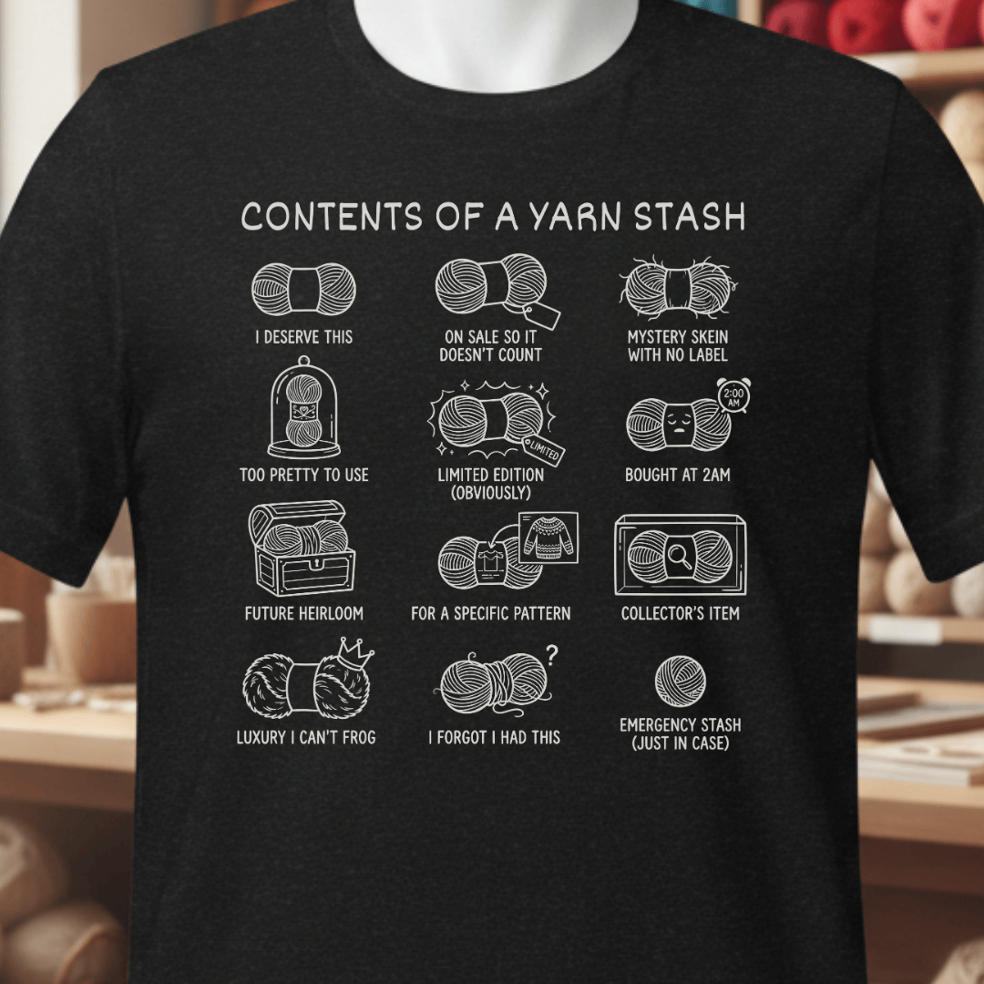 Contents of A Stash T-Shirt Black / XS