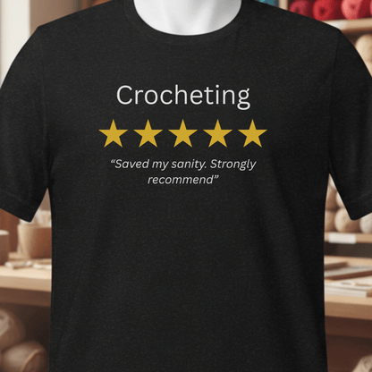 Crocheting Review T-Shirt Black / XS