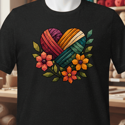 GeoHeart T-Shirt Black / XS