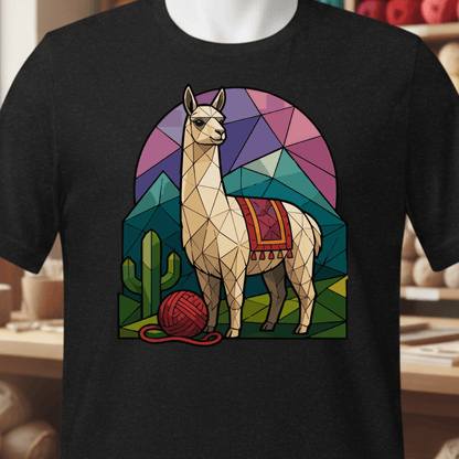 GeoLlama T-Shirt Black / XS