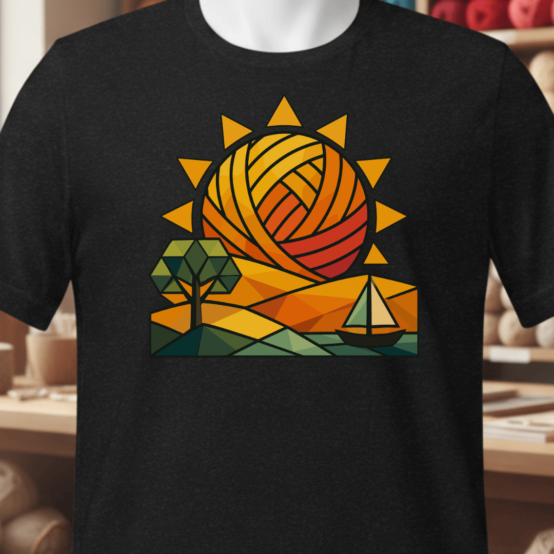 GeoSunrise T-Shirt Black / XS