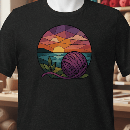 GeoSunset T-Shirt Black / XS