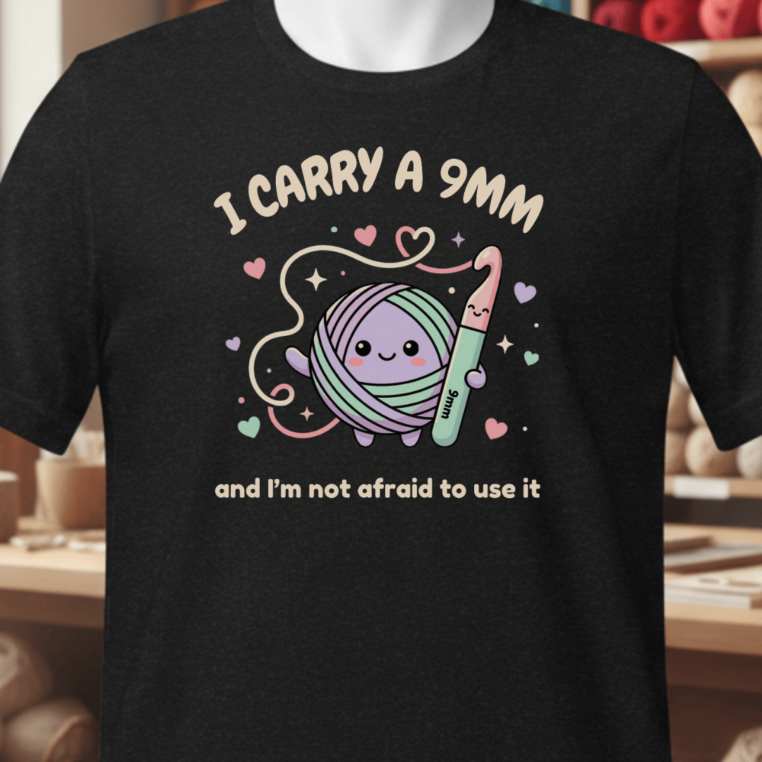 I Carry A 9mm T-Shirt Black / XS