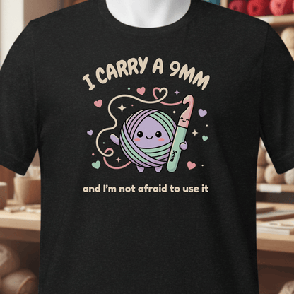 I Carry A 9mm T-Shirt Black / XS
