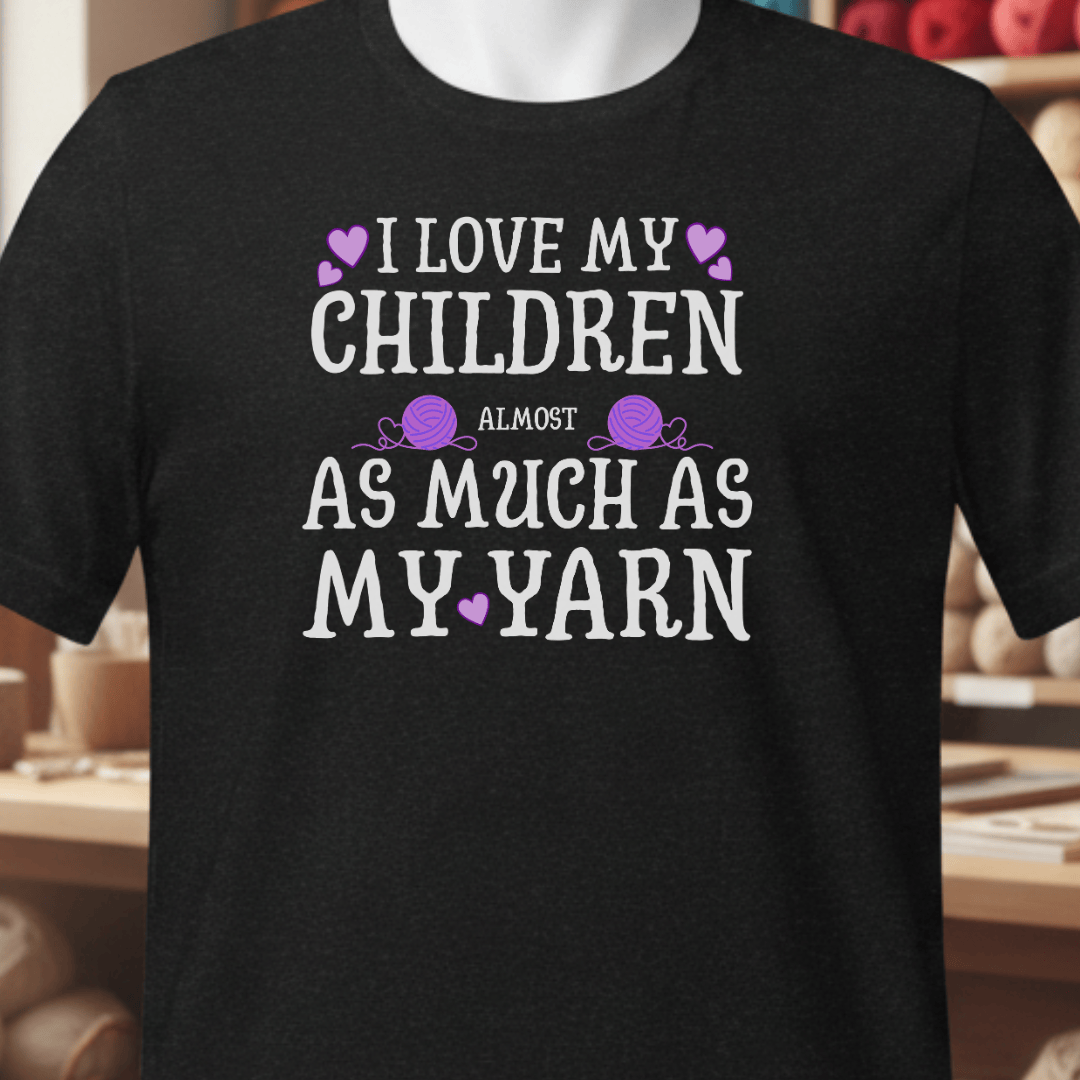 I Love My Children T-Shirt Black / XS