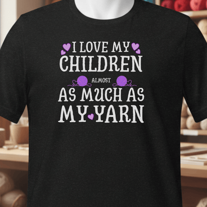 I Love My Children T-Shirt Black / XS