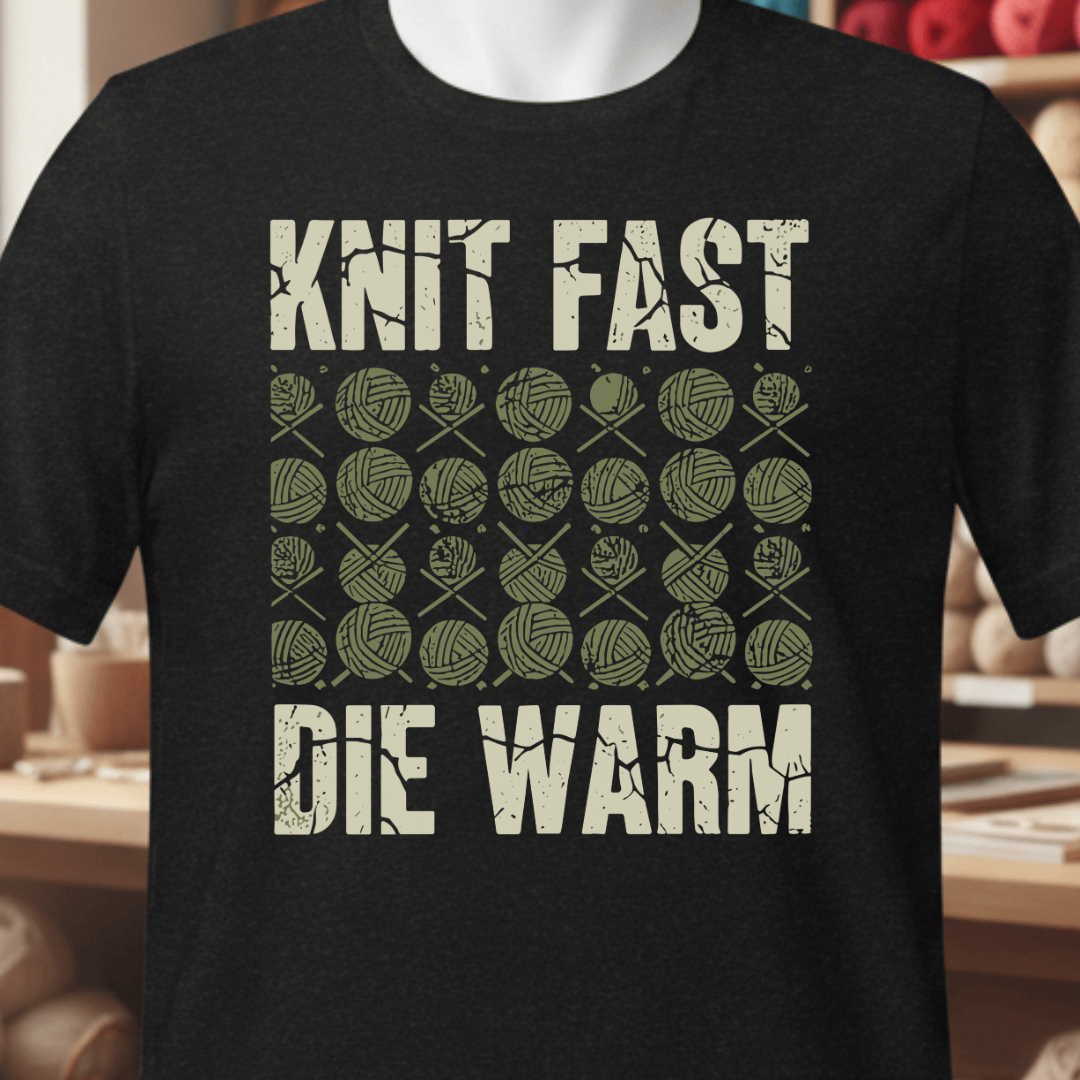 Knit Fast Die Warm T-Shirt Black / XS