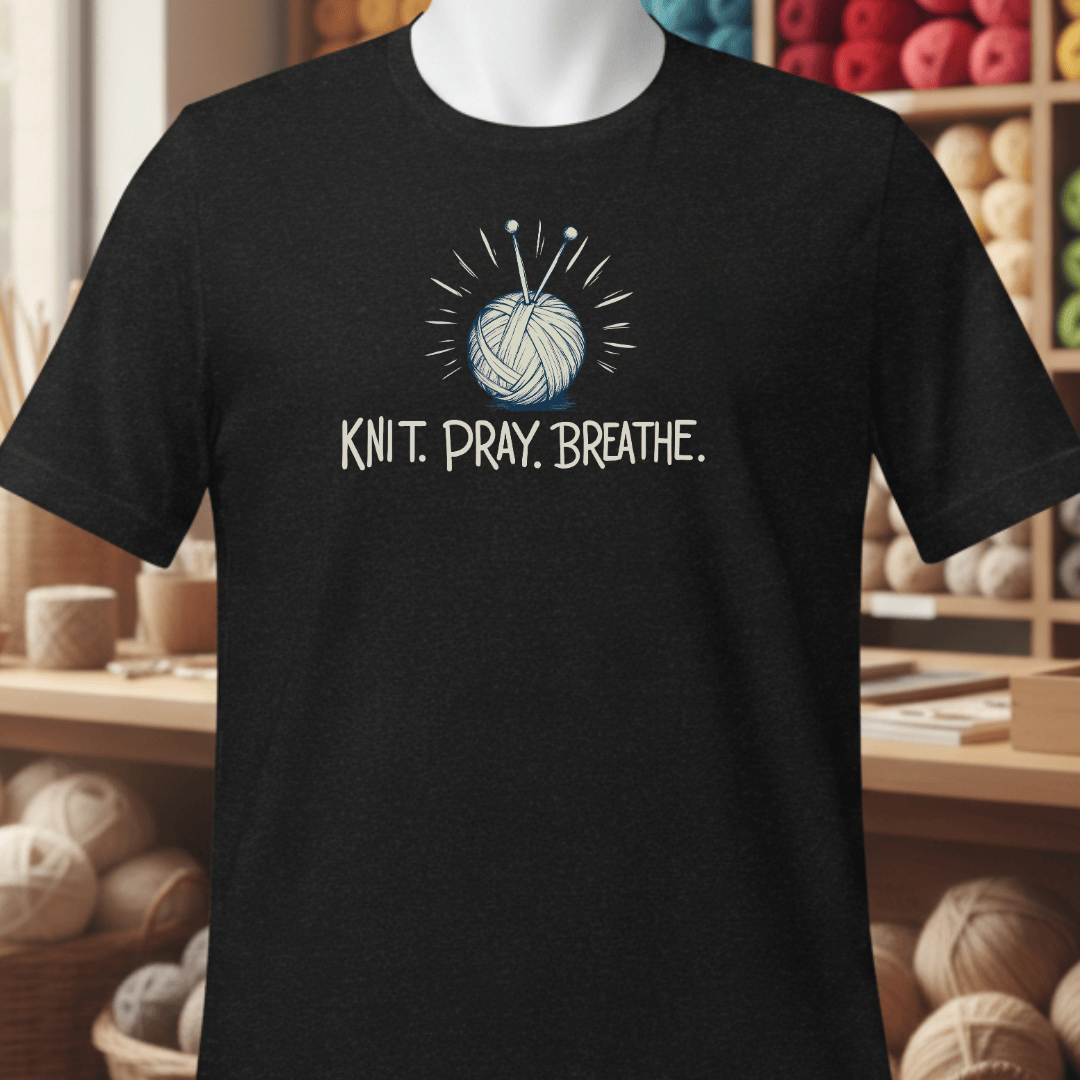 Knit Pray Breathe T-Shirt Black / XS