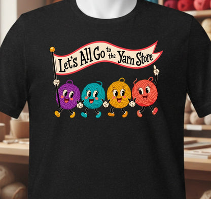 Let's All Go T-Shirt Black / XS