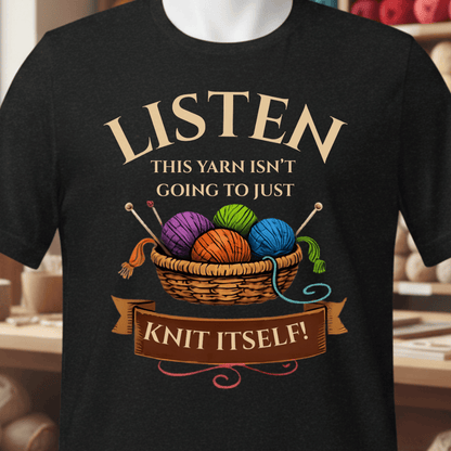 Listen T-Shirt Black / XS