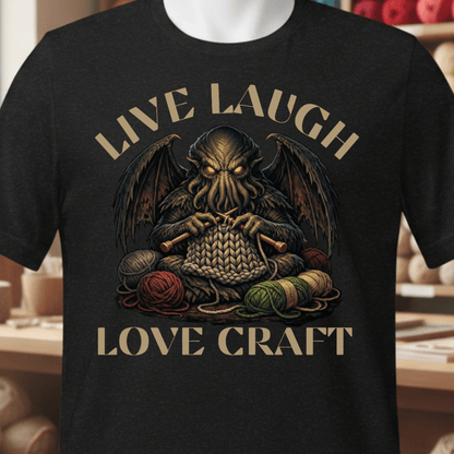 Live Laugh Lovecracft T-Shirt Black / XS