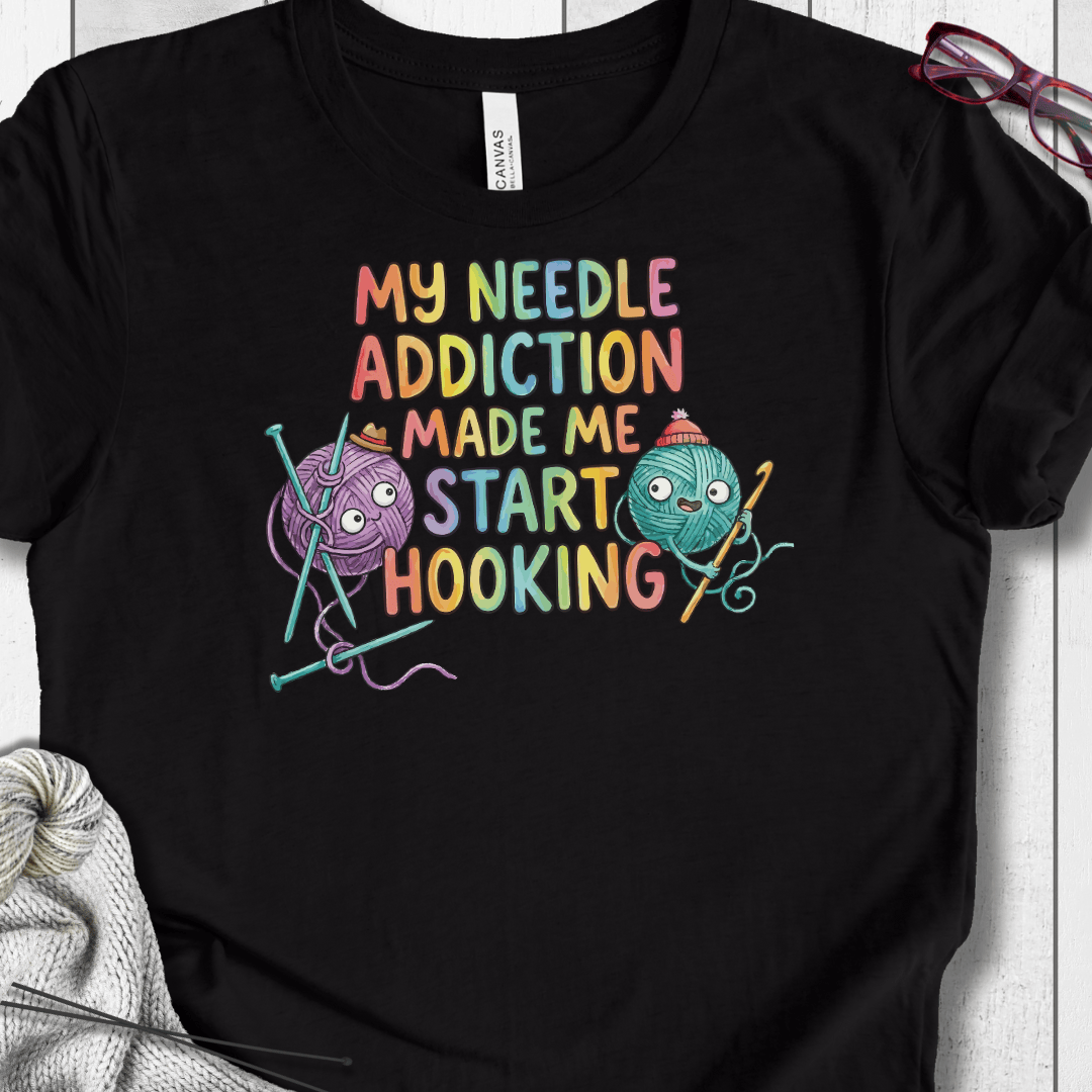 My Needle Addiction T-Shirt Black / XS