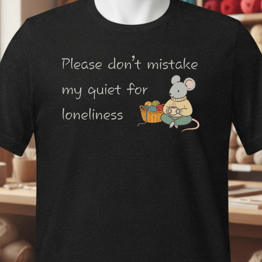 My Quiet T-Shirt Black / XS