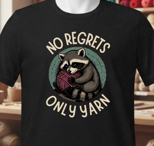 No Regrets Light T-Shirt Black / XS