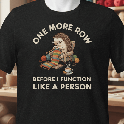 One More Row T-Shirt Black / XS