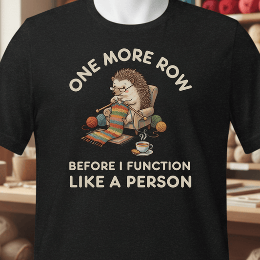 One More Row T-Shirt Black / XS