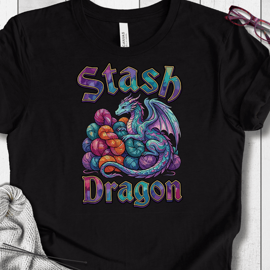 Stash Dragon T-Shirt Black / XS