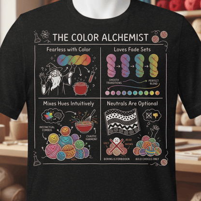 The Color Alchemist Yarn T-Shirt Black / XS