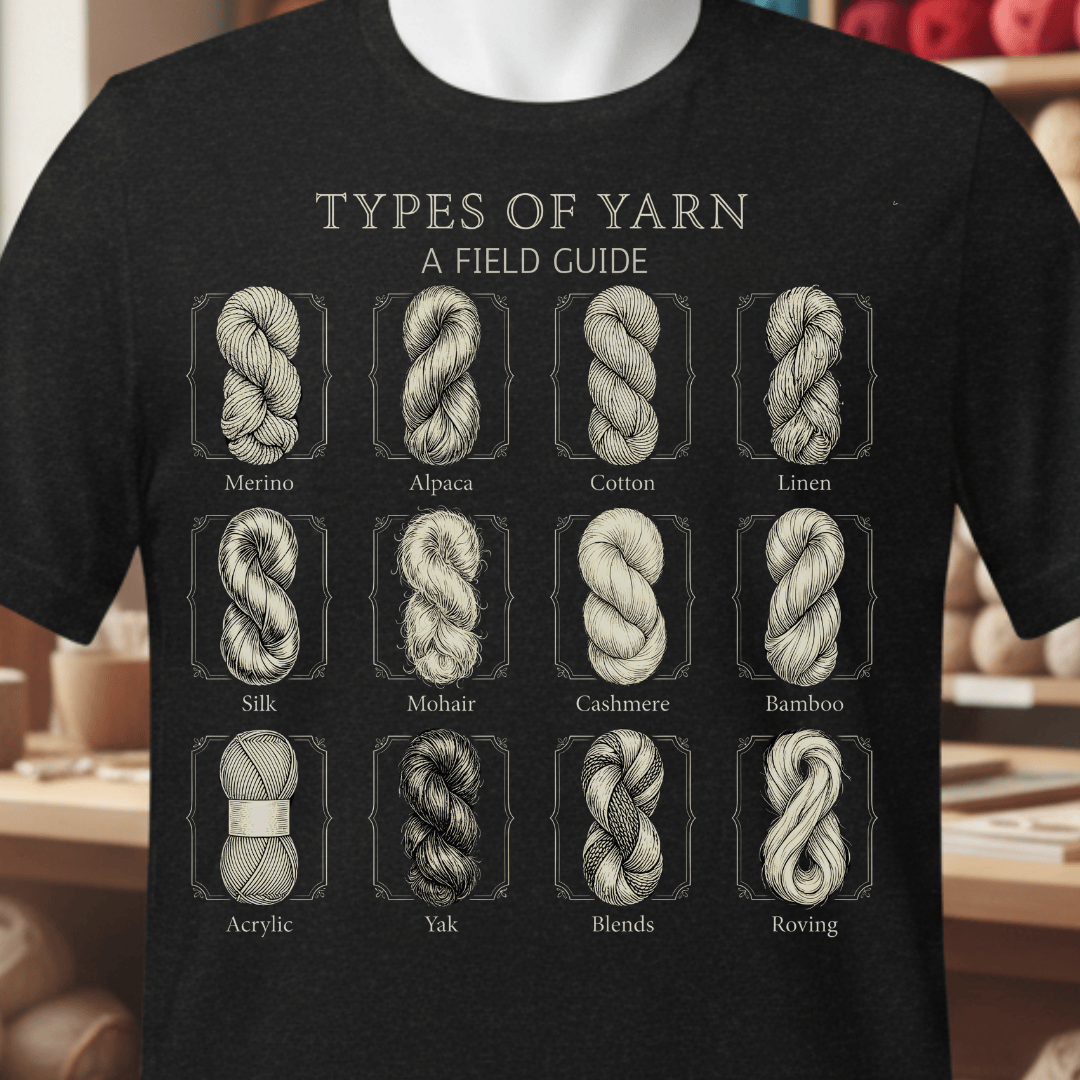 Types Of Yarn T-Shirt Black / XS