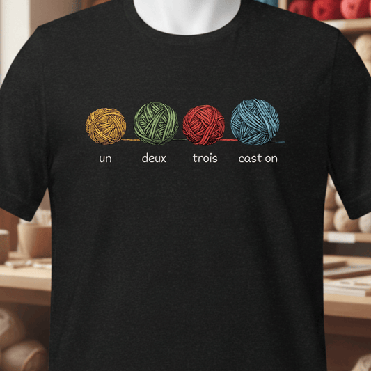 Un Deux Trois Cast On T-Shirt Black / XS