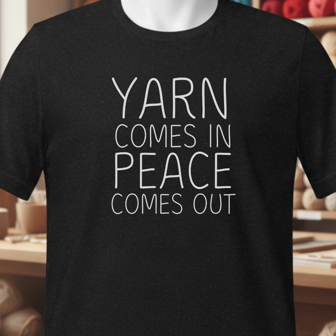 Yarn Comes In T-Shirt Black / XS
