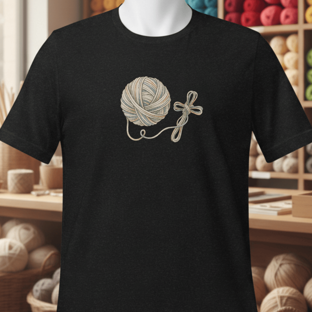 Yarn Cross T-Shirt Black / XS