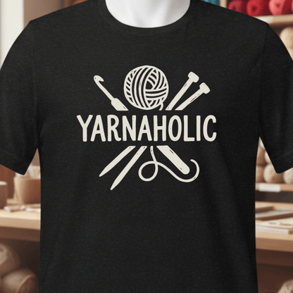 Yarnaholic T-Shirt Black / XS
