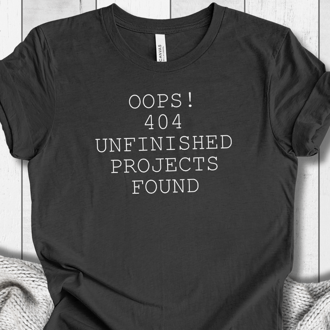 404 Error T-Shirt Dark Grey Heather / XS