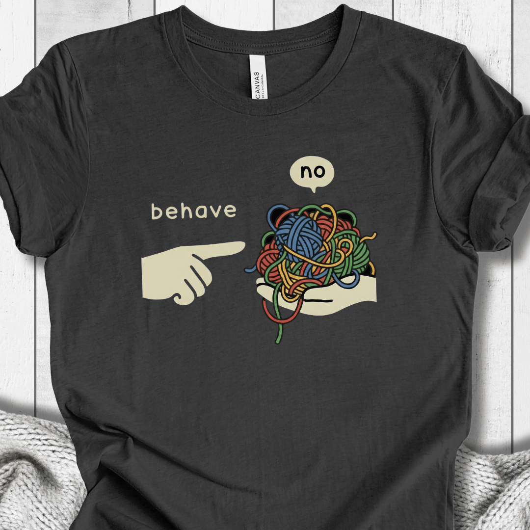 Behave T-Shirt Dark Grey Heather / XS