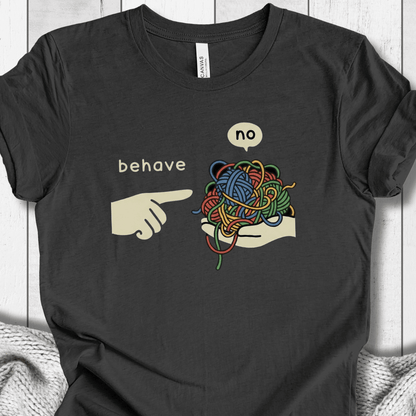 Behave T-Shirt Dark Grey Heather / XS