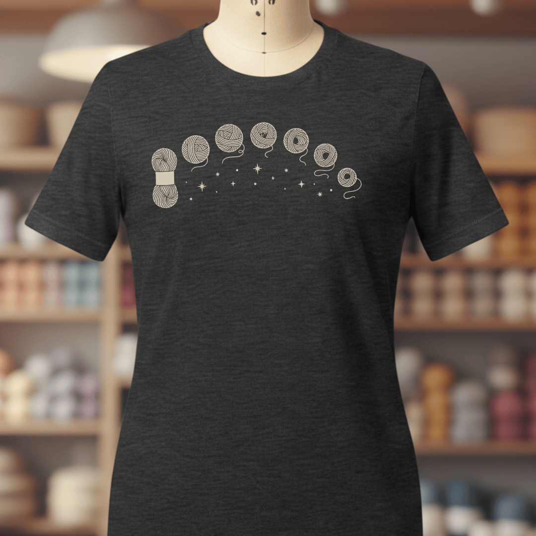 Celestial Yarn T-Shirt Dark Grey / S