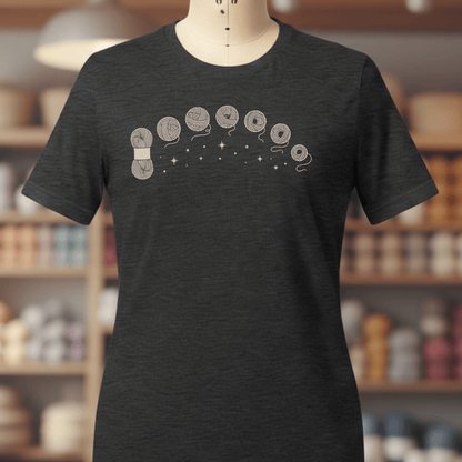 Celestial Yarn T-Shirt Dark Grey / S