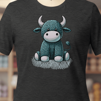 Bull Knit T-Shirt Dark Grey / XS