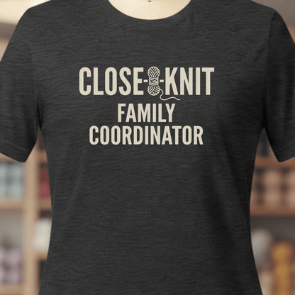Close Knit Family T-Shirt Dark Grey / XS