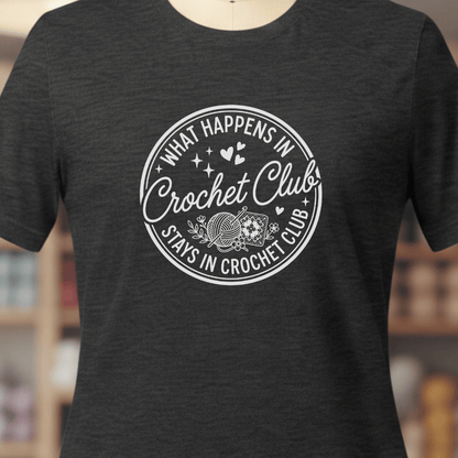 Crochet Club T-Shirt Dark Grey / XS