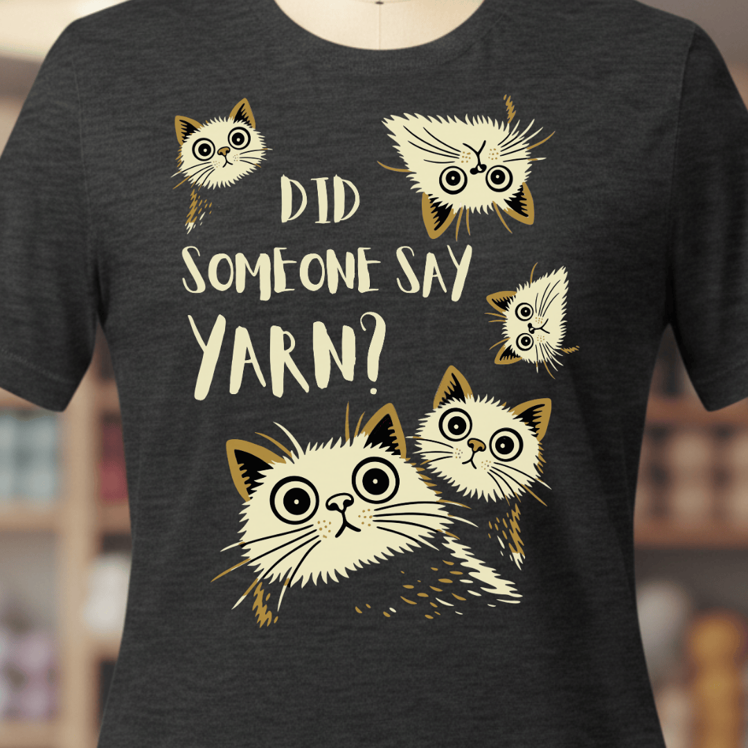Did Someone Say Yarn T-Shirt Dark Grey / XS