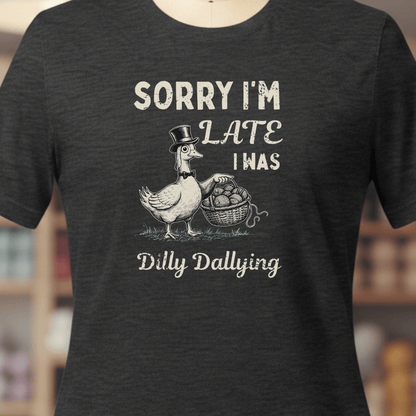 Dilly Dallying T-Shirt Dark Grey / XS