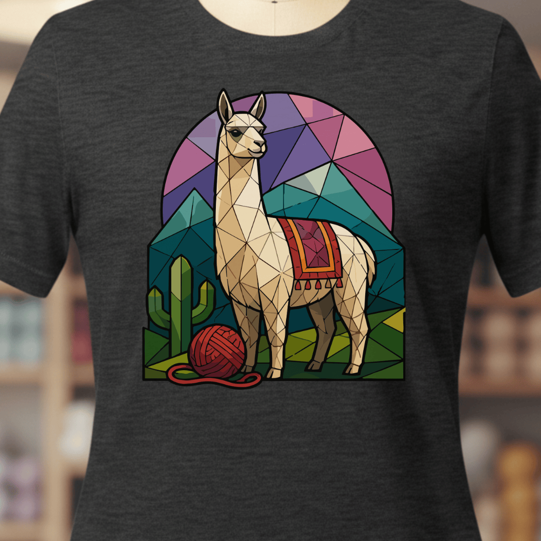 GeoLlama T-Shirt Dark Grey / XS
