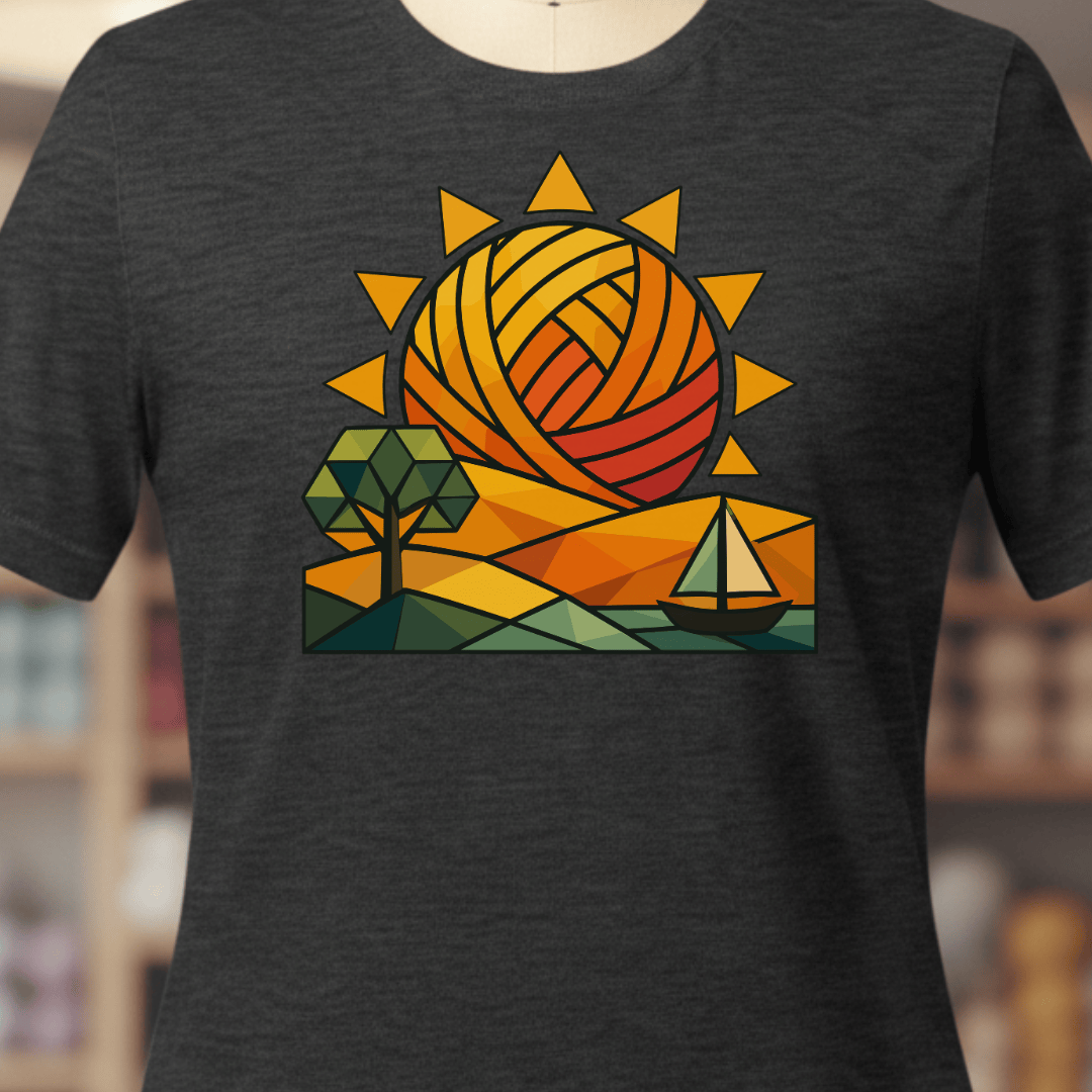 GeoSunrise T-Shirt Dark Grey / XS